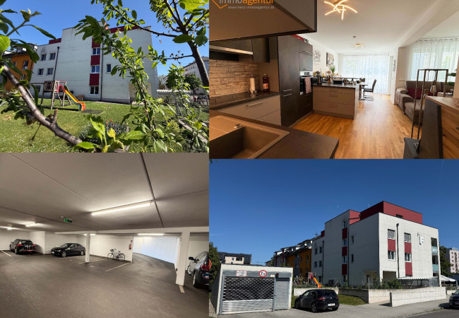Wohnen ohne Kompromisse! Barrierefrei zugängliche exklusive 3 Zimmer  Wohnung mit Loggia & Tiefgarage in Kleinmünchen
