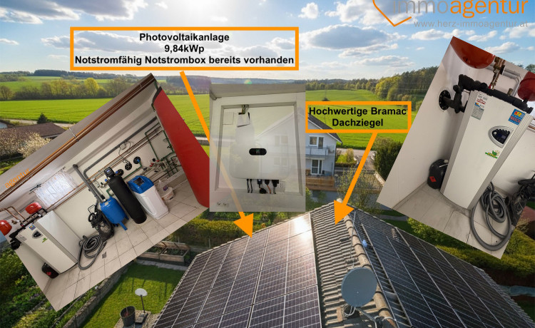 Infinity-Pool + PV + Erdwärme, Gesamtnutzfläche 222 m² High-End Haus in Offenhausen (reserviert, Angebot noch möglich)