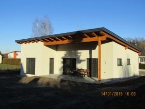 Bungalow 108 Pultdach Schlüsselfertig