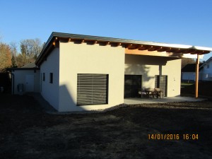 Bungalow 108 Pultdach Schlüsselfertig